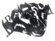 Carenado Moto Kawasaki ZX14R ZZR1400 2012-2024 - Negro Brillante Negro Mate Blanco Ninja