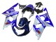 Carenados Moto Suzuki GSXR1000 2000-2002 - Azul Blanco Plata Castrol Dunlop