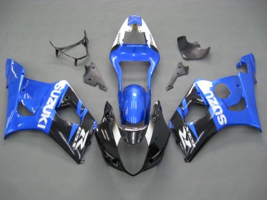 Carenados Moto Suzuki GSXR 1000 2003-2004 - Azul Blanco Negro