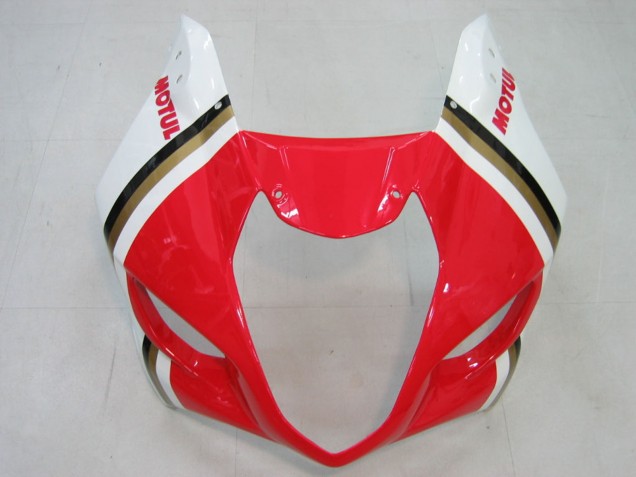 Carenados Moto Suzuki GSXR 1000 2003-2004 - Blanco Rojo Motul Lucky Strike