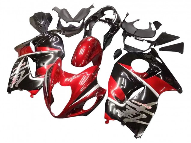 Carenados Moto Suzuki GSXR 1300 Hayabusa 1996-2007 - Rojo Negro Brillante Hayabusa