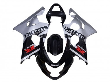 Carenados Moto Suzuki GSXR 600 / GSXR 750 2001-2003 - Plata Negro Brillante Rojo
