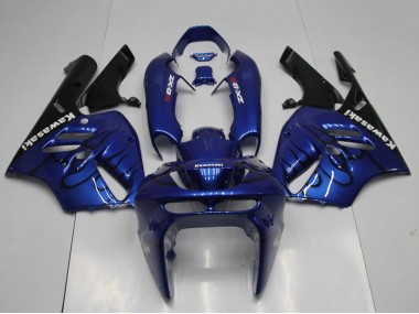 Carenados Moto Kawasaki ZX9R 1994-1997 - Azul Negro Llama