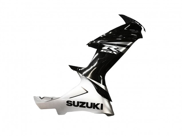 Carenado Moto Suzuki GSXR 600 / GSXR 750 2011-2024 - Negro Brillante Plata