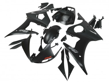 Carenados Moto Yamaha YZF R6 2003-2004 - Negro Mate