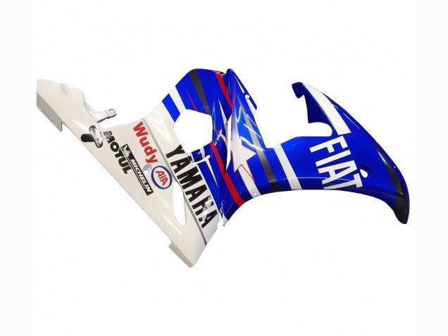 Carenados Moto Yamaha YZF R6 2003-2004 - Blanco Azul Fiat Motul Kastinee