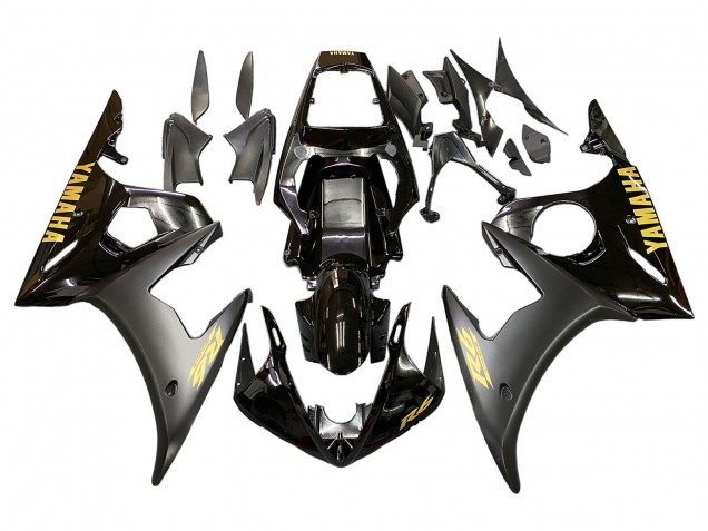 Carenado Moto Yamaha YZF 600 R6 2005 - Negro Oro
