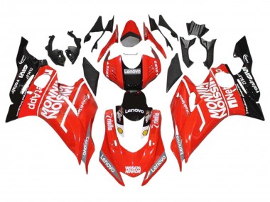 Carenados Moto Yamaha YZF 600 R6 2017-2023 - Rojo Negro