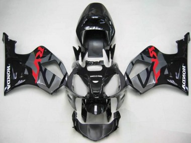 Carenados Moto Honda VTR1000 2000-2006 - Negro Brillante Gris