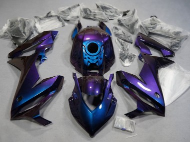 Carenados Moto Honda CBR650R 2021-2023 - Camaleón Azul Púrpura