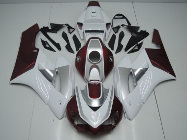 Carenados Moto Honda CBR1000RR 2006-2007 - Blanco Plata Negro Brillante