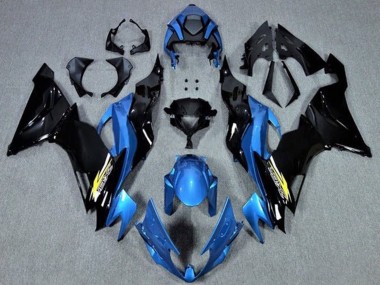 Carenados Moto Kawasaki ZX6R 2019-2022 - Azul Negro Brillante Amarillo