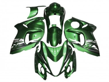 Carenados Moto Suzuki GSXR 1300 Hayabusa 2008-2020 - Verde Plata Blanco