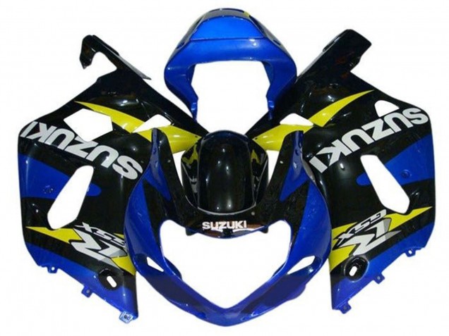 Carenados Moto Suzuki GSXR1000 2000-2002 - Azul Amarillo Negro