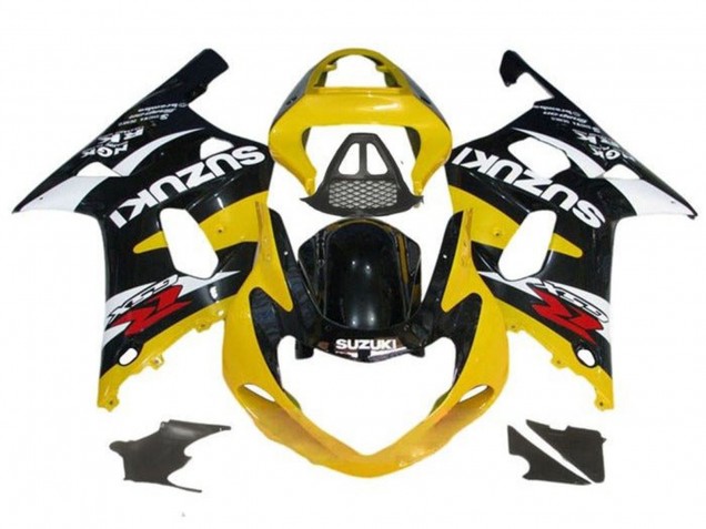Carenados Moto Suzuki GSXR1000 2000-2002 - Amarillo Negro Brillante Blanco Rojo