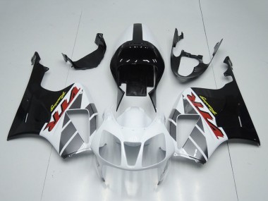 Carenados Moto Honda VTR1000 2000-2006 - Blanco Negro Brillante