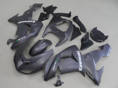 Carenados Moto Kawasaki ZX10R 2006-2007 - Gris Mate Blanco Calcomanía