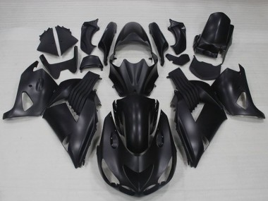 Carenados Moto Kawasaki ZX14R ZZR1400 2006-2011 - Negro Mate