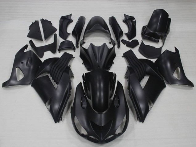 Carenados Moto Kawasaki ZX14R ZZR1400 2006-2011 - Negro Mate