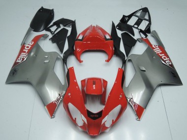 Carenados Moto Aprilia RSV1000 2003-2006 - Rojo Gris Negro