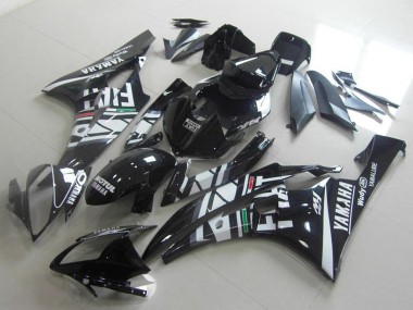 Carenados Moto Yamaha YZF R6 2006-2007 - Blanco Negro Brillante Verde Rojo Fiat Yamalube Motul