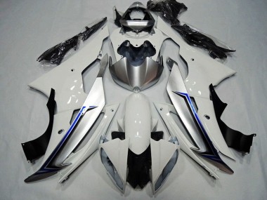Kits Carenado Moto Yamaha YZF R6 2008-2016 - Blanco Azul Negro