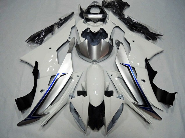 Kits Carenado Moto Yamaha YZF R6 2008-2016 - Blanco Azul Negro