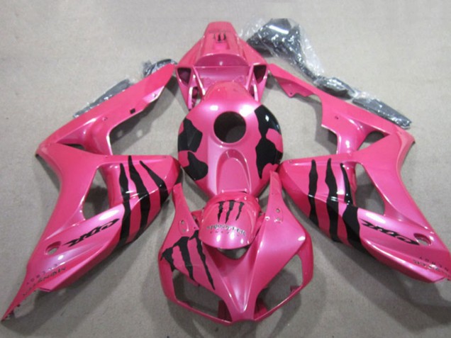 Carenados Moto Honda CBR1000RR 2006-2007 - Rosa Negro Monstruo