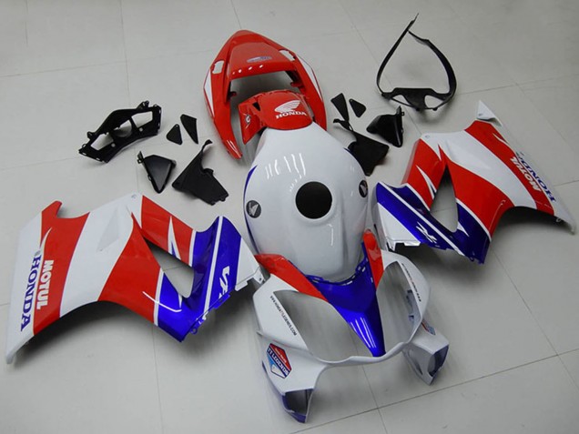Carenados Moto Honda VFR 800 2002-2013 - Blanco Rojo Azul