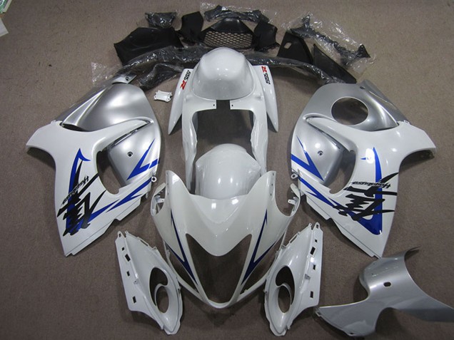 Carenado Moto Suzuki GSXR 1300 Hayabusa 2008-2020 - Blanco Azul