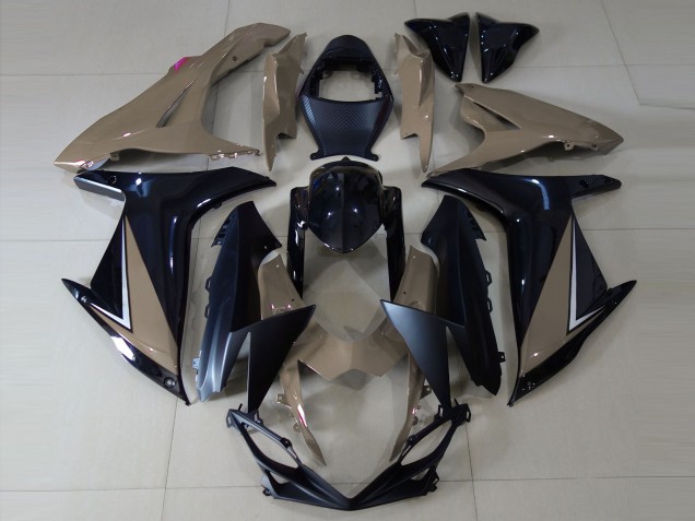 Marrón Brillante & Negro 11-24 Suzuki GSXR 600-750 Carenado Marrón Brillante & Negro 11-24 Suzuki GSXR 600-750 Carenado