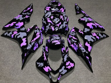 Morado & Gris Camuflaje 07-08 Honda CBR600RR Carenado