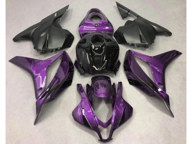 Morado Intenso Con Negro 09-12 Honda CBR600RR Carenado