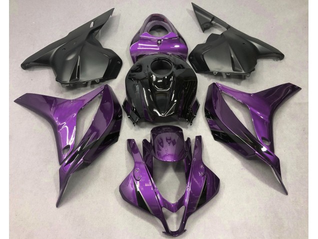 Morado Intenso Con Negro 09-12 Honda CBR600RR Carenado Morado Intenso Con Negro 09-12 Honda CBR600RR Carenado
