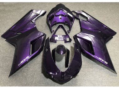 Morado Oscuro 07-14 Ducati 848 1098 1198 Carenado