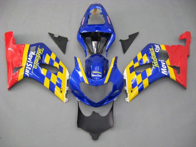 Movistar 01-03 Suzuki GSXR 600-750 Carenado Movistar 01-03 Suzuki GSXR 600-750 Carenado