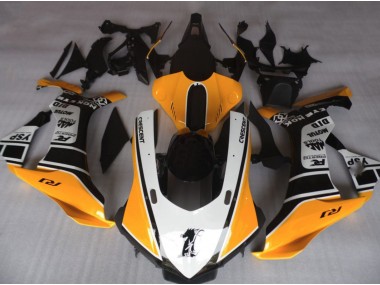 Naranja & Blanco 15-19 Yamaha R1 Carenado