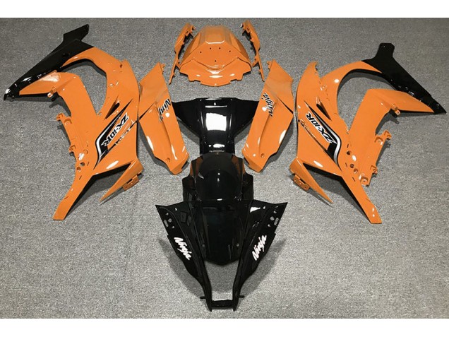 Naranja Brillante & Logotipos 11-15 Kawasaki ZX10R Carenado Naranja Brillante & Logotipos 11-15 Kawasaki ZX10R Carenado