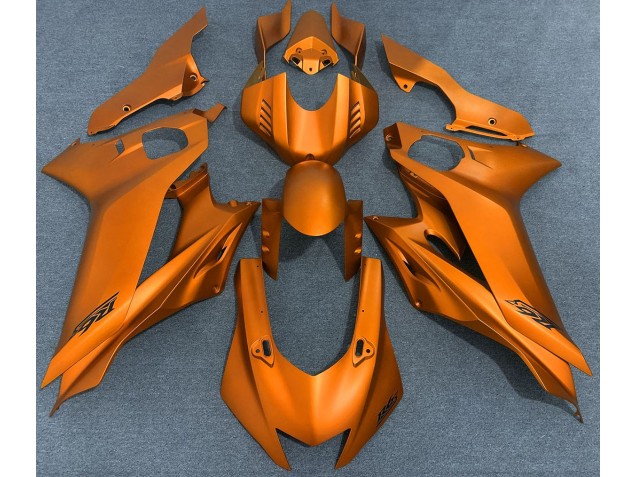 Naranja Brillante Mate 17-21 Yamaha R6 Carenado Naranja Brillante Mate 17-21 Yamaha R6 Carenado