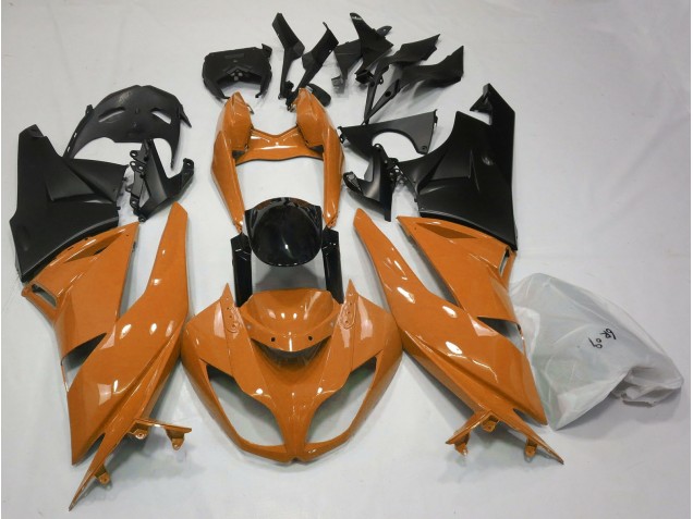 Naranja Brillante & Negro 09-12 Kawasaki ZX6R Carenado Naranja Brillante & Negro 09-12 Kawasaki ZX6R Carenado