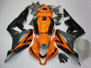 Naranja Gris & Negro 07-08 Honda CBR600RR Carenado