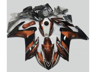 Naranja & Negro Brillante 15-18 Yamaha R3 Carenado