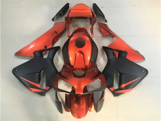 Naranja & Negro Mate 03-04 Honda CBR600RR Carenado Naranja & Negro Mate 03-04 Honda CBR600RR Carenado
