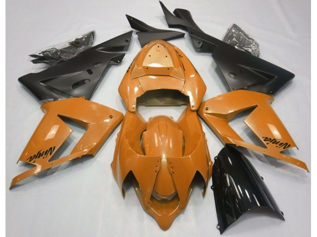 Naranja Perla & Negro 04-05 Kawasaki ZX10R Carenado Naranja Perla & Negro 04-05 Kawasaki ZX10R Carenado