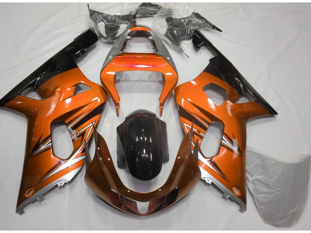 Naranja & Plata 01-03 Suzuki GSXR 600-750 Carenado Naranja & Plata 01-03 Suzuki GSXR 600-750 Carenado
