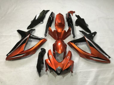 Naranja Quemada 08-10 Suzuki GSXR 600-750 Carenado