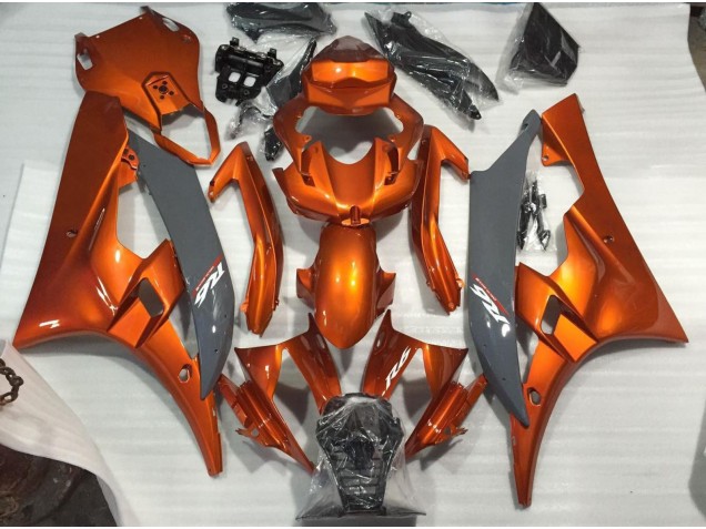 Naranja Quemada & Nardo 06-07 Yamaha R6 Carenado Naranja Quemada & Nardo 06-07 Yamaha R6 Carenado