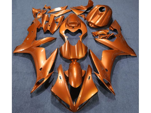 Naranja Sólido 04-06 Yamaha R1 Carenado