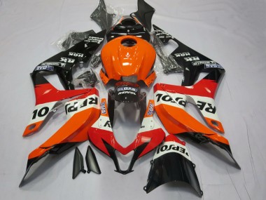 Naranja Vibrante Repsol 07-08 Honda CBR600RR Carenado