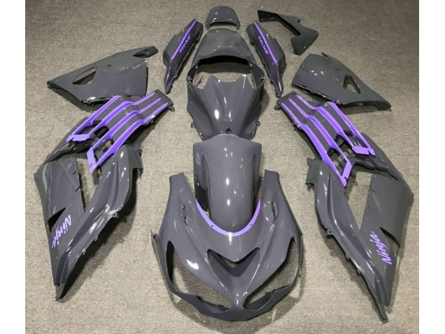 Nardo Gris & Morado 12-21 Kawasaki ZX14R Carenado Nardo Gris & Morado 12-21 Kawasaki ZX14R Carenado